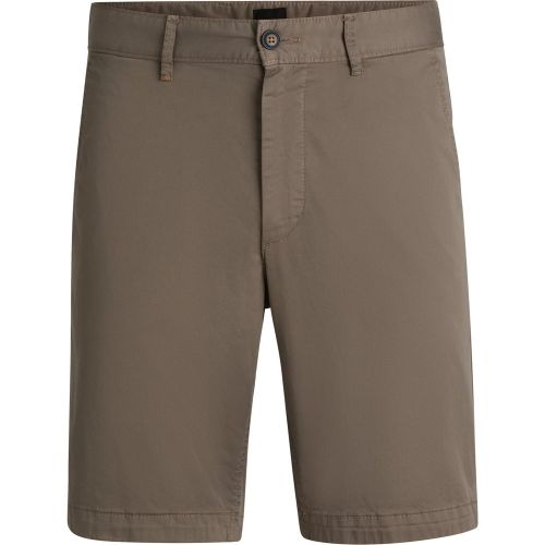 Short Slim en twill de coton stretch - Boss - Modalova