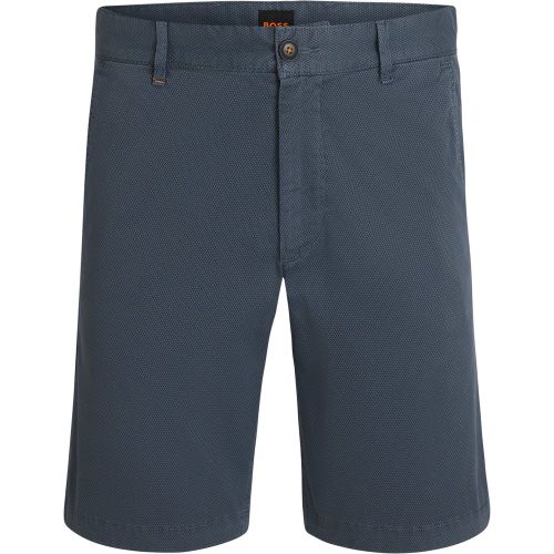 Short chino Slim en twill de coton stretch - Boss - Modalova