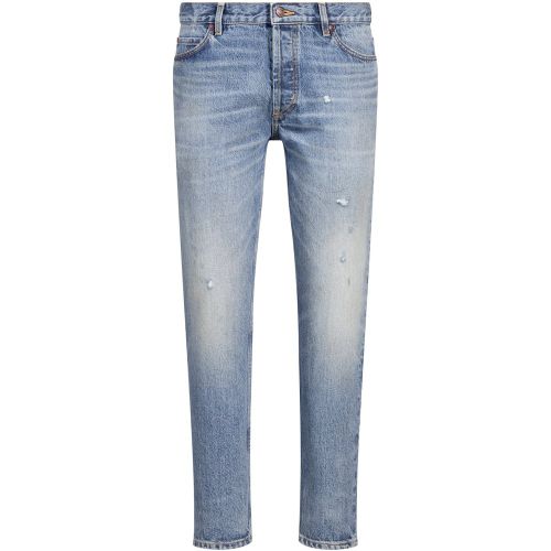 Jean Tapered en denim bleu rigide - HUGO - Modalova