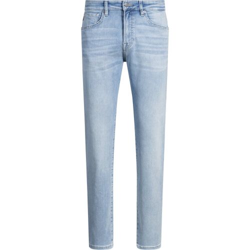 Jean Regular Maine en denim bleu très stretch - Boss - Modalova