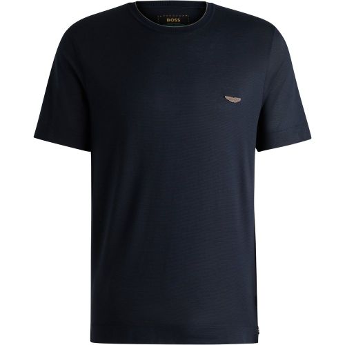 T-shirt x ASTON MARTIN en coton, lin et soie - Boss - Modalova