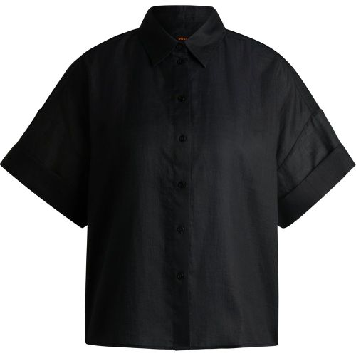 Chemisier Oversize en ramie - Boss - Modalova