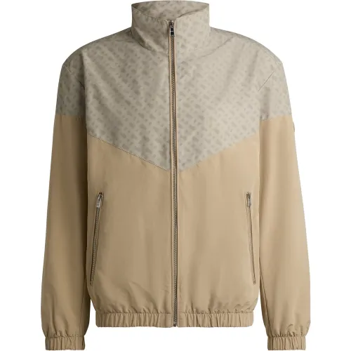 Veste déperlante monogrammée - Boss - Modalova