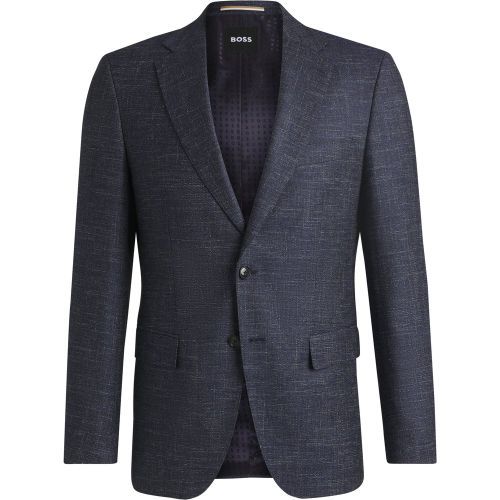 Veste Slim en tissu stretch à motif - Boss - Modalova