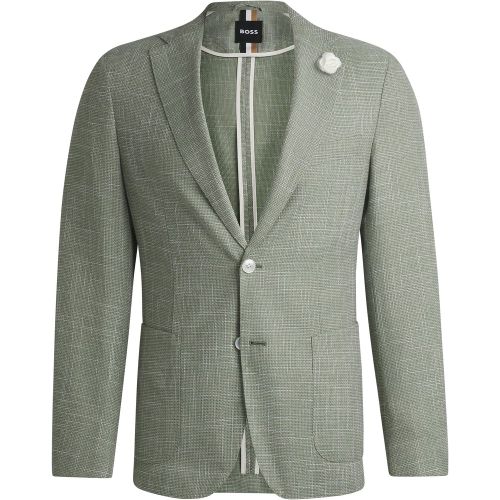 Veste slim en tissu à micro motif - Boss - Modalova