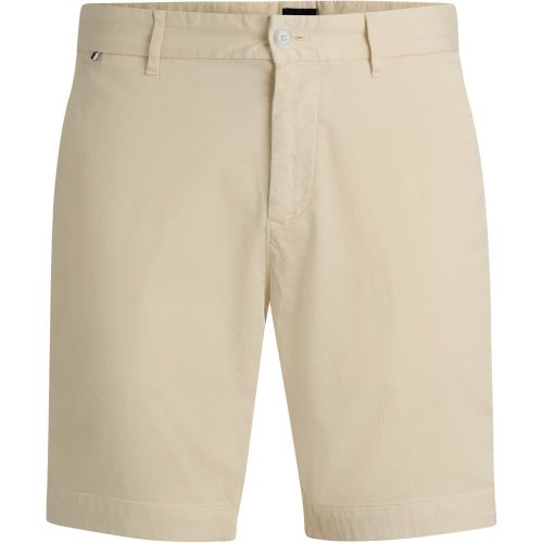 Short Slim en twill de coton stretch - Boss - Modalova