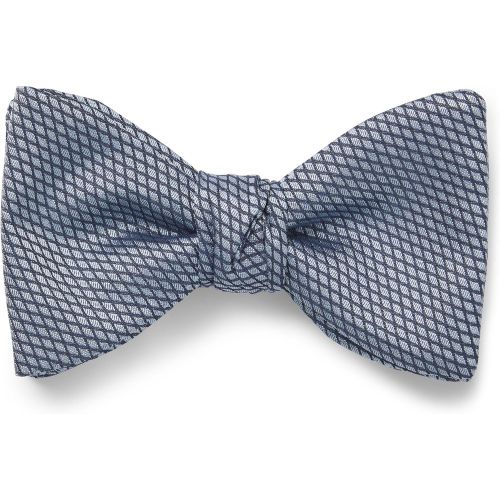 Nœud papillon en soie mélangée à motif jacquard - HUGO - Modalova