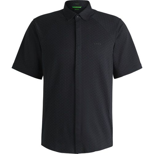 Chemise Regular en maille piquée de coton - Boss - Modalova