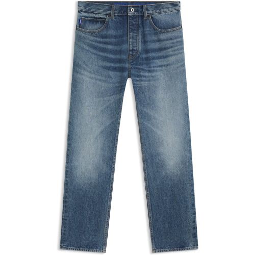Jean Regular en denim rigide bleu - HUGO - Modalova