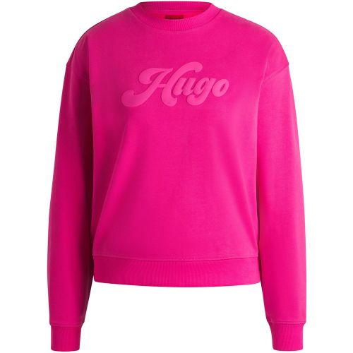 Sweat décontracté en coton mélangé à logo rétro - HUGO - Modalova