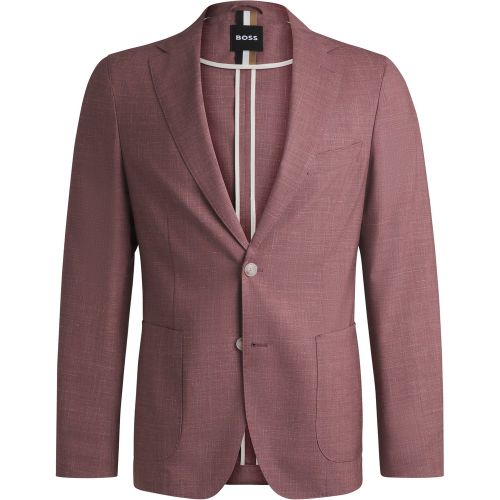 Veste de costume Slim en laine mélangée à motif - Boss - Modalova