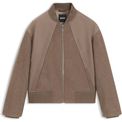 Veste en mélange de tissus - Boss - Modalova