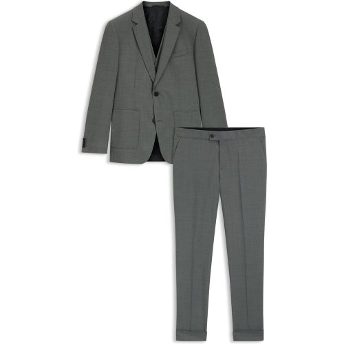Costume Slim en twill stretch performant à motif pied-de-poule - HUGO - Modalova