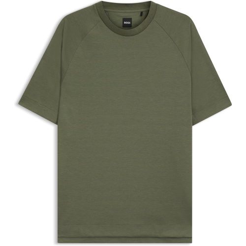 T-shirt Regular en tissu stretch mercerisé - Boss - Modalova