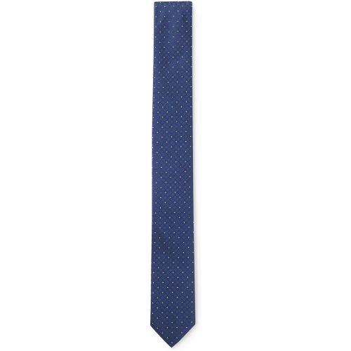 Cravate en soie mélangée à motif jacquard - HUGO - Modalova