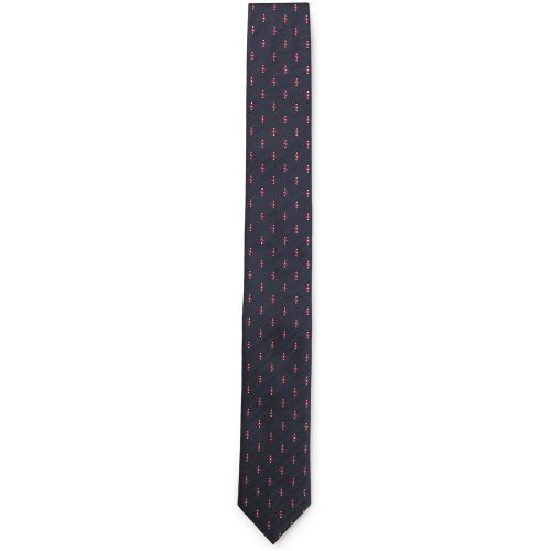 Cravate en soie à motif jacquard - HUGO - Modalova