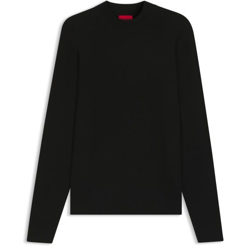 Pull Slim à encolure montante - HUGO - Modalova