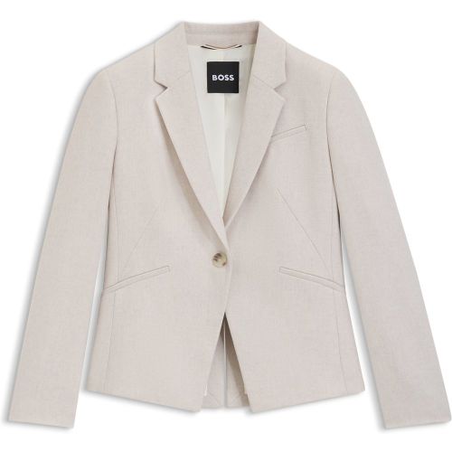 Veste Slim en flanelle douce - Boss - Modalova