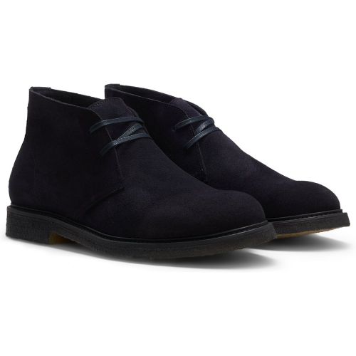Desert boots en cuir suédé à semelle en gomme - Boss - Modalova