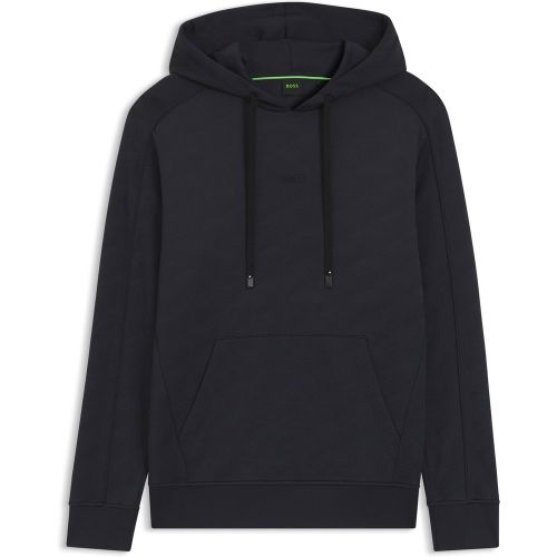 Sweat à capuche Regular en jacquard matelassé - Boss - Modalova