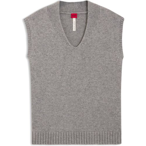 Pull sans manches en laine mélangée - HUGO - Modalova