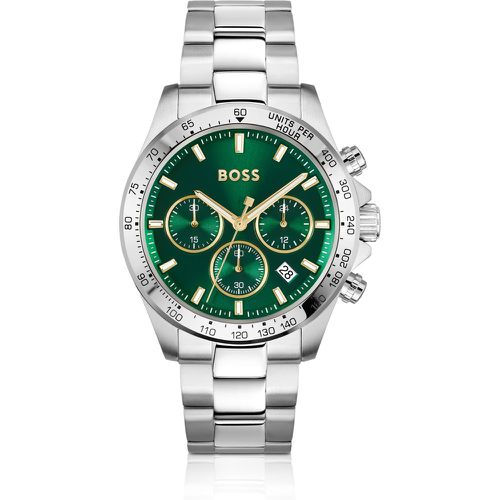 Montre chronographe ée à cadran vert - Boss - Modalova