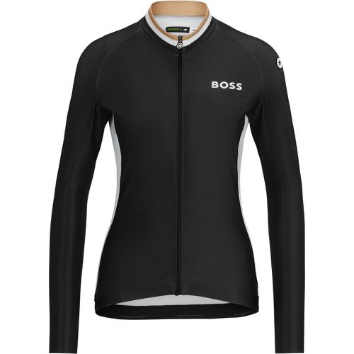 Top en jersey logoté x ASSOS avec trois poches arrière et protection UPF50+ - Boss - Modalova