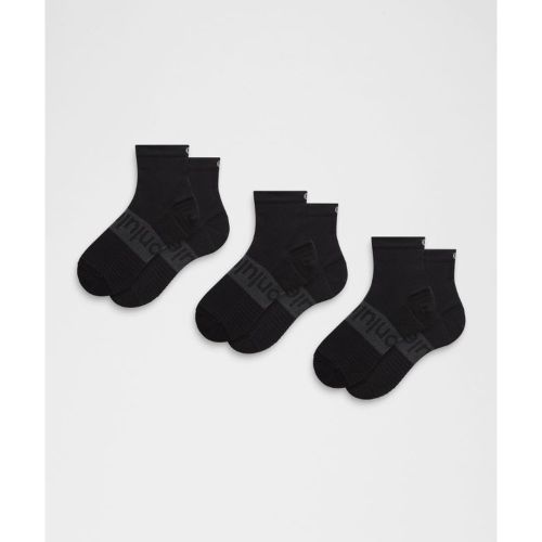 “ Chaussettes unisexes Power Stride Trio â€“ Taille M â€“ Taille M - lululemon - Modalova
