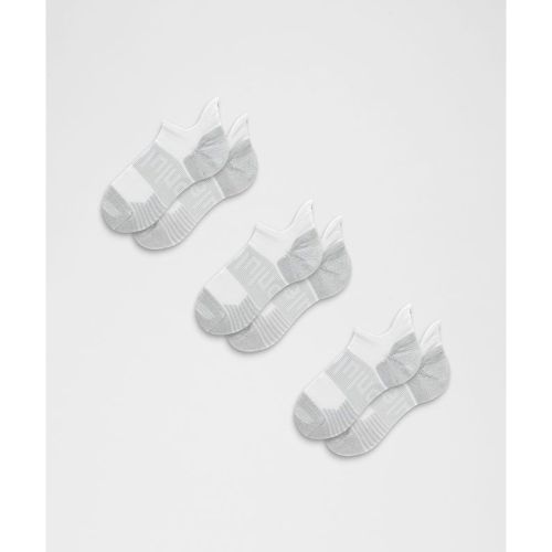 “ Chaussettes unisexes Power Stride avec amorti et languette 3 paires â€“ Taille L - lululemon - Modalova
