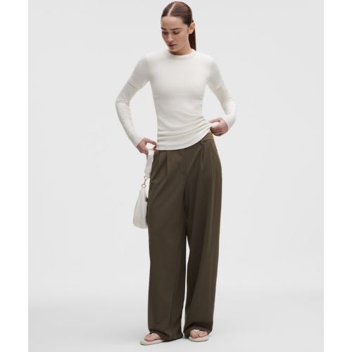 “ Pantalon Daydrift large taille haute Standards â€“ Brun/Vert â€“ Taille S - lululemon - Modalova
