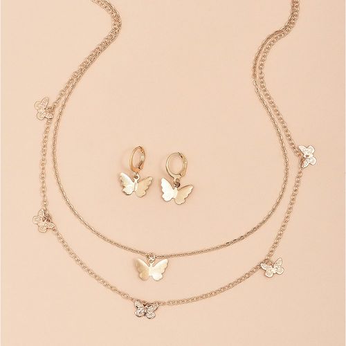 Pièces Set de bijoux à breloque papillon - SHEIN - Modalova
