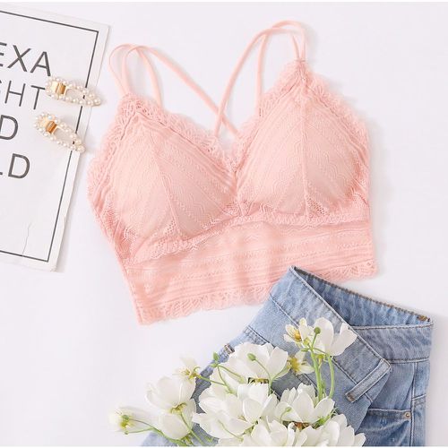 Bralette avec dentelle - SHEIN - Modalova