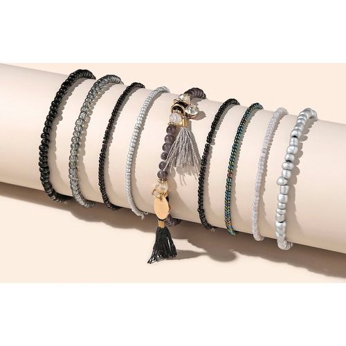 Pièces Bracelet perlé avec franges - SHEIN - Modalova