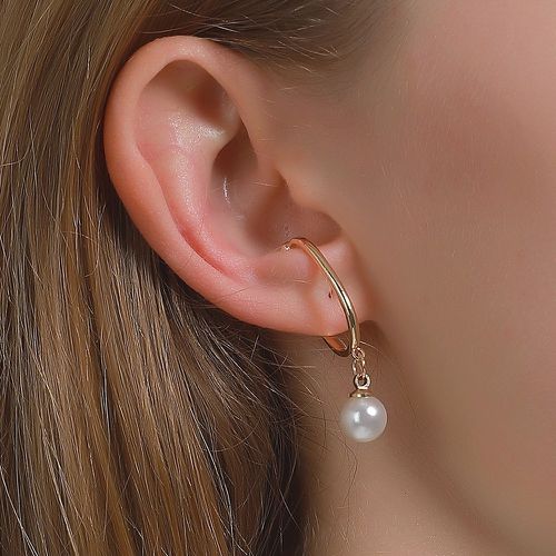 Pièce Clip d'oreille avec fausse perle - SHEIN - Modalova