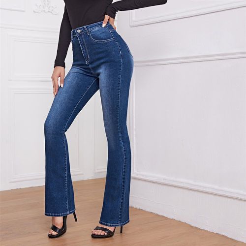 Jeans Boutons Vintage Unicolore - SHEIN - Modalova
