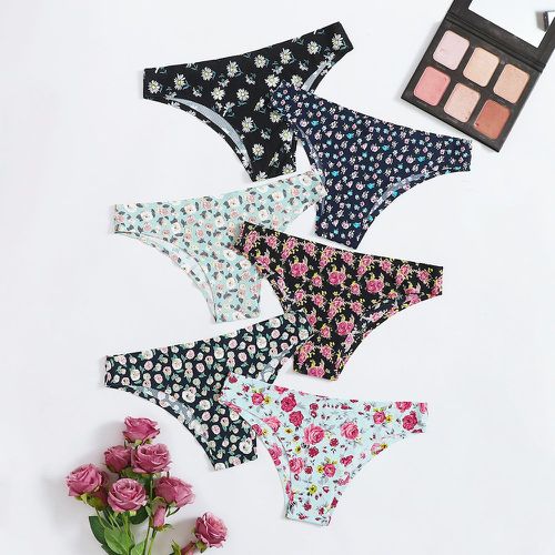 Pièces Set de culottes avec imprimé floral sans couture - SHEIN - Modalova