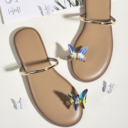 Sandales avec détail papillon - SHEIN - Modalova