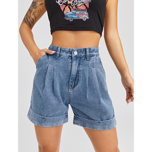 Short en jean avec poches - SHEIN - Modalova