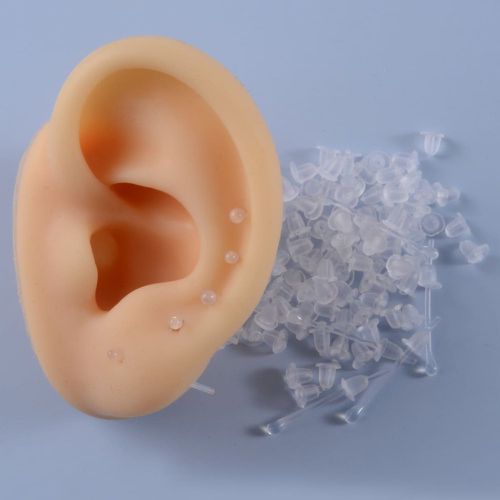 Pièces Écrous d'oreille en gel de silice & 10 pièces Bâton d'oreille - SHEIN - Modalova