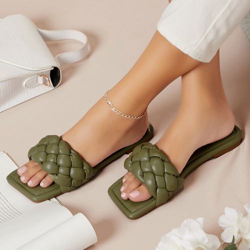 Sandales en similicuir - SHEIN - Modalova