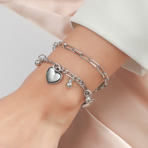 Bracelet à cœur - SHEIN - Modalova
