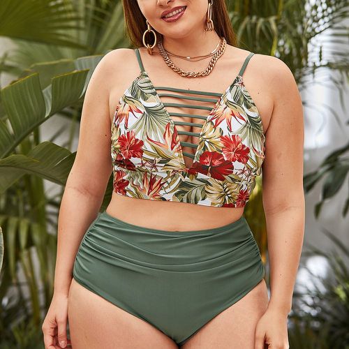 Bikini à motif tropical - SHEIN - Modalova