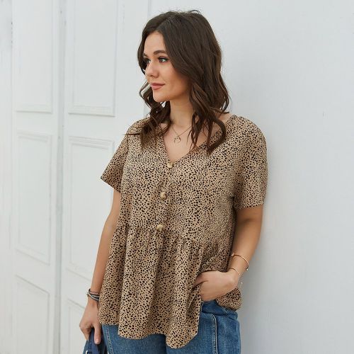 Blouse tunique avec imprimé - SHEIN - Modalova