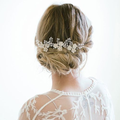 Pièces Épingle à cheveux avec fleur - SHEIN - Modalova