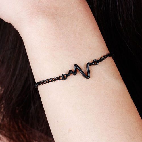 Bracelet à chaîne avec foudre minimaliste - SHEIN - Modalova