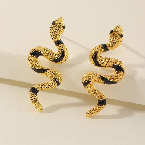 Clous d'oreilles design serpent - SHEIN - Modalova
