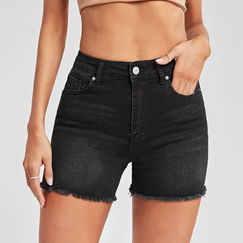 Short en jean taille haute - SHEIN - Modalova