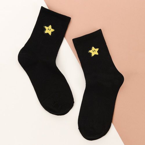 Chaussettes avec broderie étoile - SHEIN - Modalova