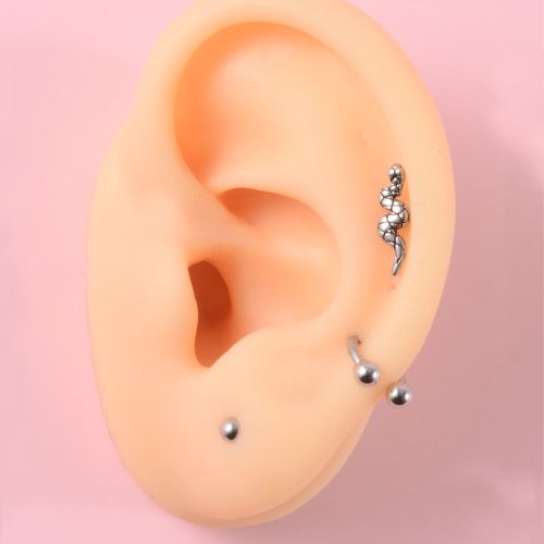 Pièces Boucles d'oreilles à serpentine - SHEIN - Modalova