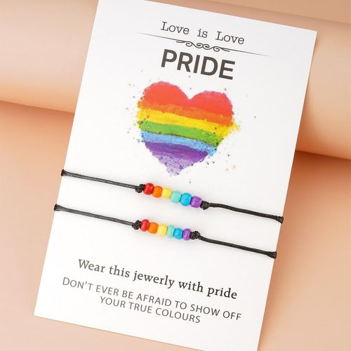 Pièces Bracelet perlé à LGBT - SHEIN - Modalova